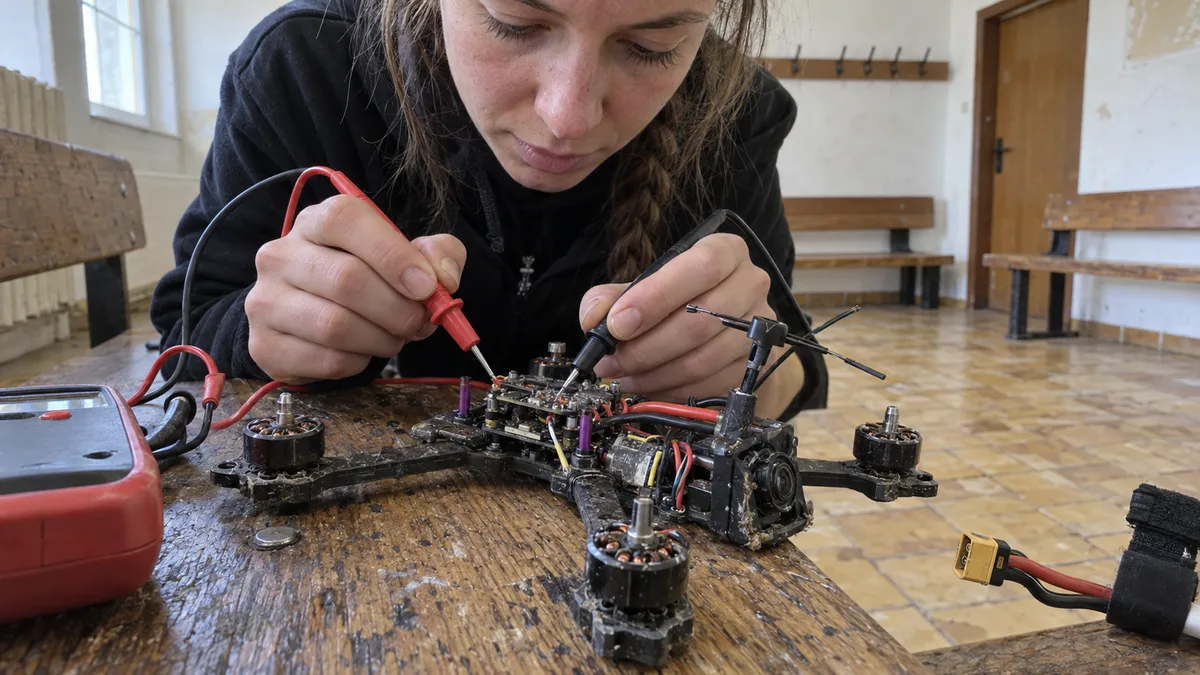 Servis FPV dronu: závady a diagnostika